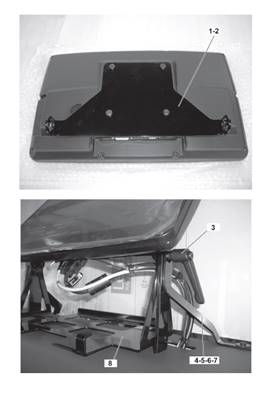 Keyboard stand, assembly 9992939