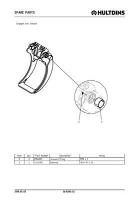 Grapple arm, female 067039502