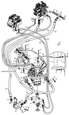 Saw hydraulics 318 F12-30 LM035257