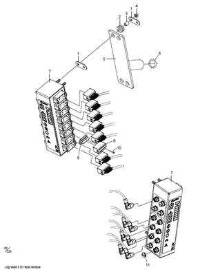 Fixing and modules LOG MATE 510 LM044130