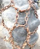 Used pair of chains RUD 23.1-26 and 600/65-34 single diamonts 12mm
