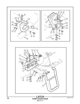 Latch, Pump Cover Door 10755101S2