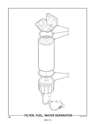 Filter, Fuel, Water Separator 3280103