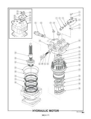 Motor, Hydraulic 50503172S2