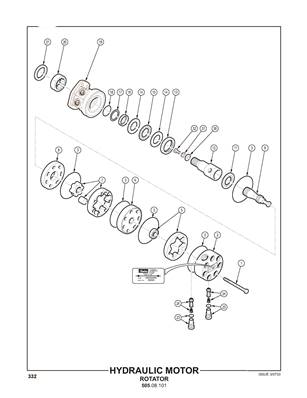 Hydraulic Motor, Rotator 50508101