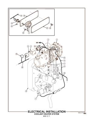Electrical Installation Coolant Heater System 6131211