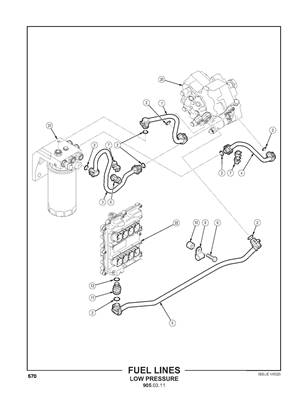 Fuel Lines, Low Pressure 9050311