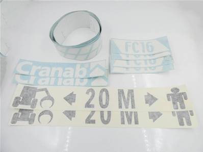 Decal kit for CRANAB FC16