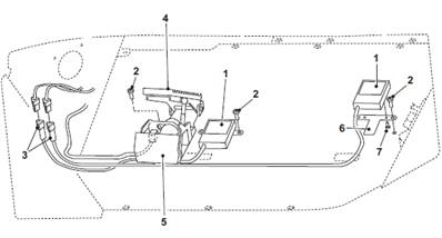 Speed ​​control pedal, assembly 7016624