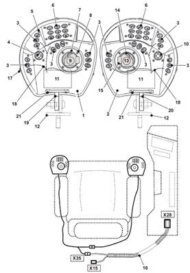 SAKAE joystick, assembly 7022564