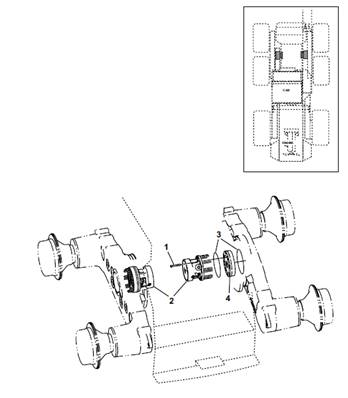 MSE08 forward drive motor, assembly 9901338