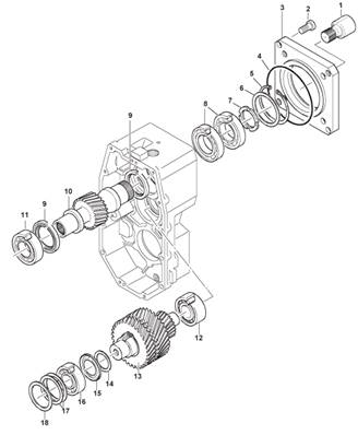 Gearbox gears ECO 19 9990047
