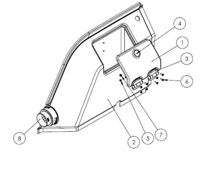 Assembly, right lower panel 9991389
