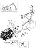 Fuel lines, mounting 9991677S2