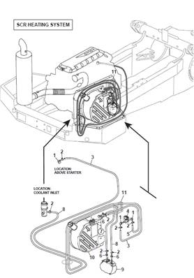 ADBLUE engine stage 4, heating system 9991678