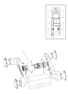 MSE08 forward drive motor, assembly 9991689
