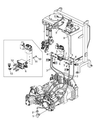 Transmission, high pressure sensors 9991707