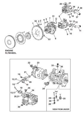 Transmission pump bracket, assembly 9991957S2