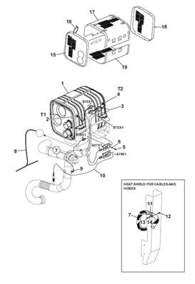 Exhaust, assembly 9992345