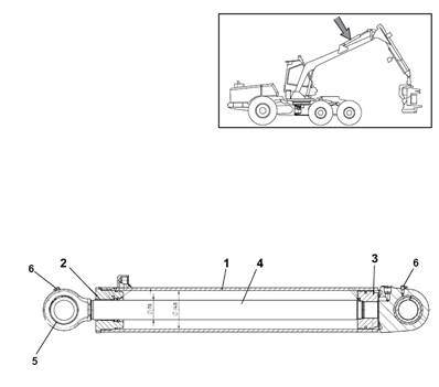 Pendulum cylinder, assembly 9992795