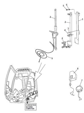 Electronic compass, mounting 9992867