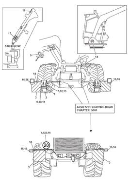 Road lighting kit, mounting 9992872