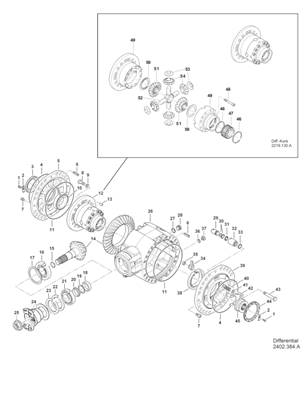 Bogie, differential 99929361