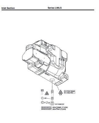 L90-LS distributor, inlet section 99929399