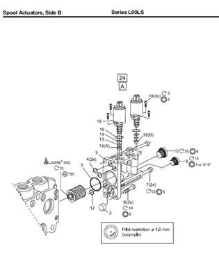 L90-LS Hydraulic Distributor Assembly 99929467
