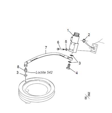 Chain lubrication saw 98 LM005935B
