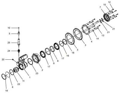 Length measuring arm #2 LM006814-MONT
