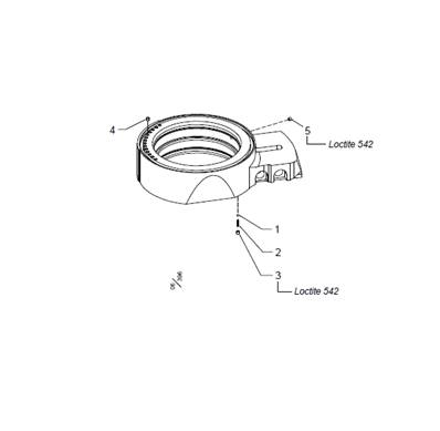Saw bar bracket 411XL LM016866