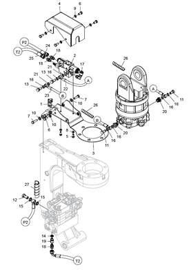 Rotator control, with valve LM034542