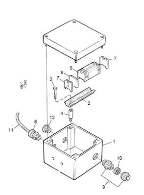 Lower connection box LM402203