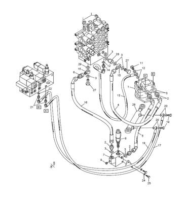 Saw hydraulics, saw 98B LM999050