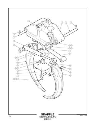 Grapple, ESCO 12.5 SQ. FT 2120381