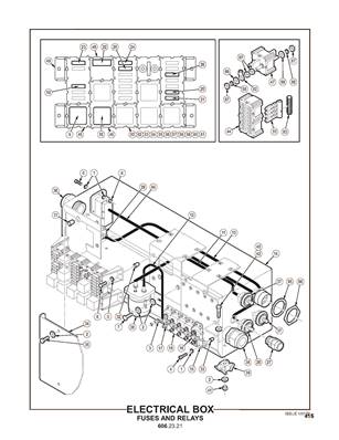 Electrical Box, Fuses and Relays 6062321S2