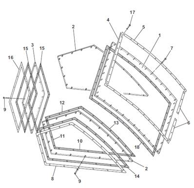 Tinted windows, assembly 7021415