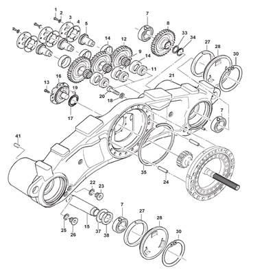 Bogie housing 9990036