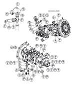 Transmission pump bracket, assembly 9991296S2
