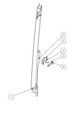 Panel, a-pillar right 9991403