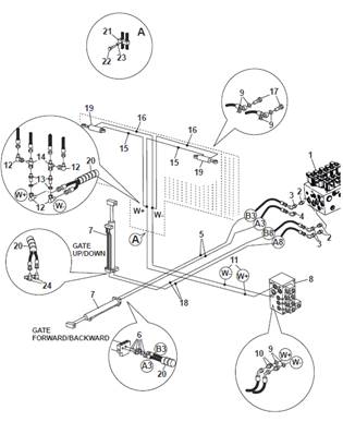 Hydraulic removable grid, mounting 9991574