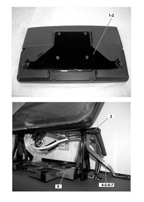 Keyboard stand, assembly 9991780