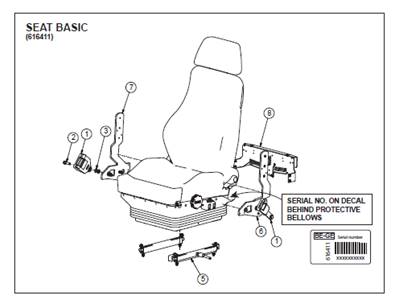 Seat 7000 MEDIUM, assembly 9992145