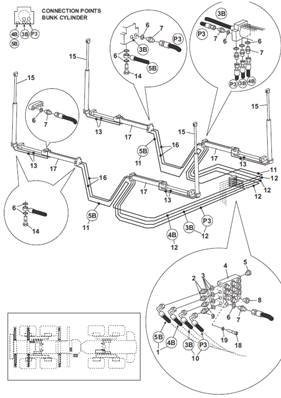 Hydraulic cradles, assembly 9992427