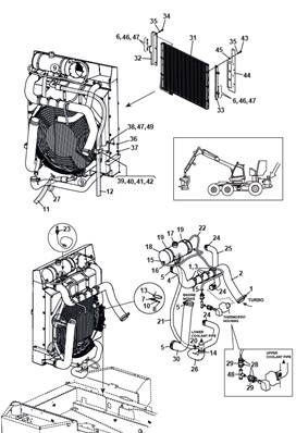 Water cooling, mounting 9992697S2
