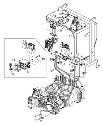Transmission, high pressure sensors 9992723
