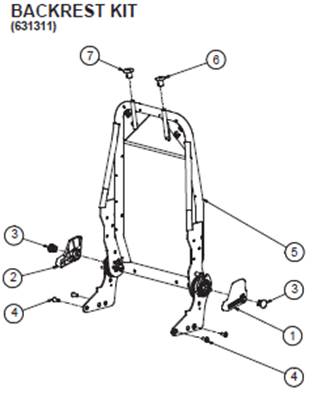 3000 HIGH END seat assembly 9992855