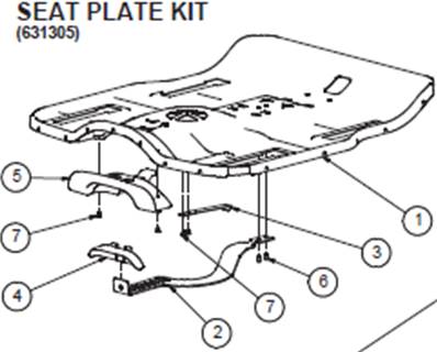 3000 HIGH END seat assembly 9992943