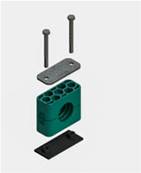 Simple complete flange for Ø26.9 mm hose RAP3-426.9